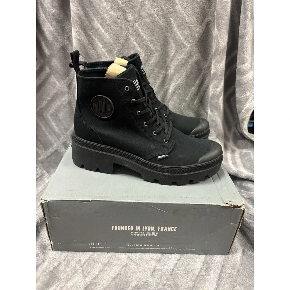 Shoes Universal Women Palladium Pallabase Twill‎ 96907008M Black